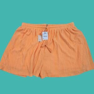 NEW BCBGeneration Ladies XL Relaxed Flowy Shorts Paperbag Drawstring High Waist